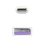 Nanocable Cable USB 2.0 USB-C a USB-A 3A Blanco 0.5 m